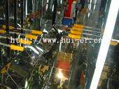 Furniture painting line stainless steel spray room
