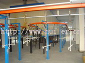 Hanging conveyor line